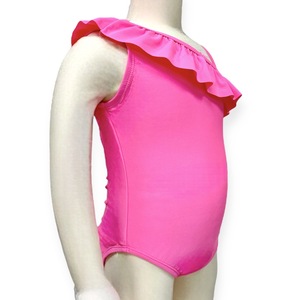 Excelente calidad Oem Service Adorable traje de baño de una pieza con volantes y hombros para niñas - Product Image 2