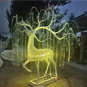 Zoo-Dekor-Fabrik Maßgefertigte Hochwertige Handgeschnitzte Harz- & Glasfaser-Tierskulptur Flamingo Elefant Statue Pegasus Marke - Product Image 3