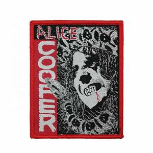 パンクロックヘビーメタル音楽バンド刺繍パッチ工場カスタム織りパッチ服用ツリッシュ帽子用 - Product Image 3