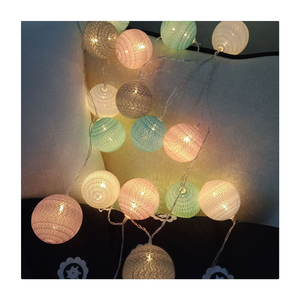 Dây Bông 6CM Đèn Đom Đóm Vòng Hoa Chạy Bằng Pin Đầy Màu Sắc Dùng Cho Đám Cưới Tại Nhà Tiệc Giáng Sinh Trang Trí Ngoài Trời - Product Image 3