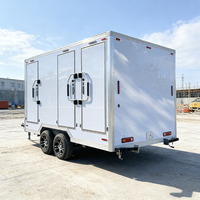 Remorque de toilettes mobiles haut de gamme, toilettes VIP de luxe sur roues à vendre