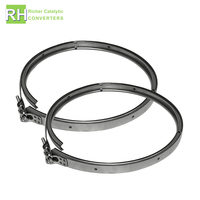 Kit de joints de collier de serrage en V pour filtre à particules diesel (FAP) pour camions poids lourds DAF XF CF Euro 6, réparation en acier inoxydable 1891485 1927181