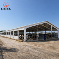Nave Prefabricada Económica para Granjas, Gallineros, Ovejas, Ganado, Cerdos, Caballos, Taller Metálico, Fábrica, Almacén, Estructura de Acero
