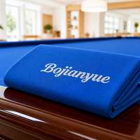 Kit de feutre de billard Slate, 6 bandes prédécoupées, découpe courbée pour poche, pour table moderne noire
