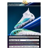 Chaussures de football unisexes COMSTEP F5SLNX2309 pour l'hiver, avec empeigne en tissu respirant, semelle intermédiaire en carbone, semelle extérieure en caoutchouc, crampons antidérapants.