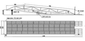 Aangepaste 6ton-20ton Mobiele <span class=keywords><strong>Dock</strong></span> Hydraulische Ramp Container Laden/Lossen Mobiele <span class=keywords><strong>Dock</strong></span> <span class=keywords><strong>Leveler</strong></span> Ramp - Product Image 4
