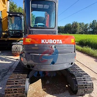 Excavatrice Kubota U55-4 d'occasion, état d'origine, mini-pelleuse de 5,5 tonnes avec performances fiables et prix bas Kubota U55-4