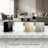 Mvava CE RoHS 1/2/3/4 Gang 600W Europe Zigbee Tuya Alexa Télécommande Lumière Interrupteur Mural Tactile Connecté Wi-Fi Maison Intelligente