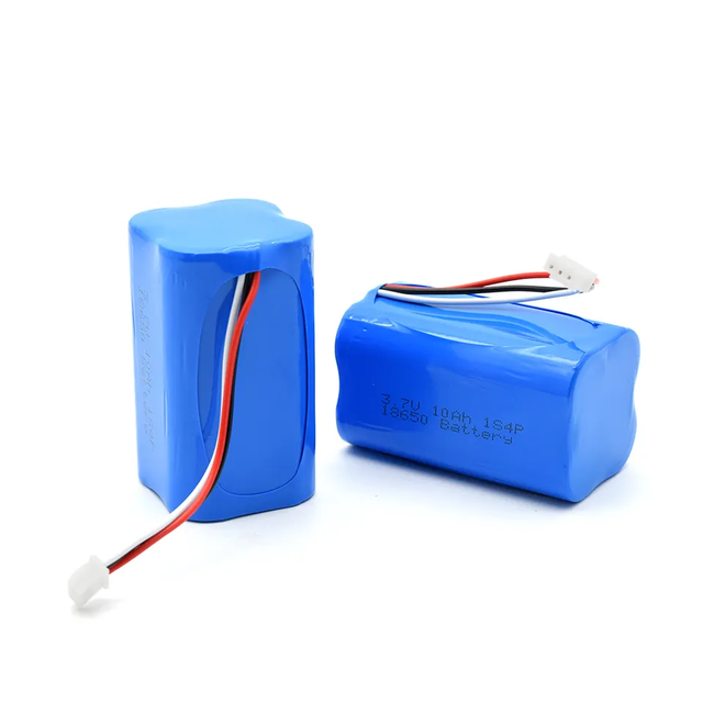 1S4P 18650 Lithium Ion Battery Pack 3.7v 4.2v 10Ah 10000mAh 20A High Current Rechargeable Li-ion Batteries for Solar LED Light