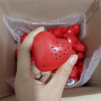 Enregistreurs vocaux numériques rouges de 30 secondes Enregistreur de module de son Modules de son en forme de coeur pour jouets en peluche