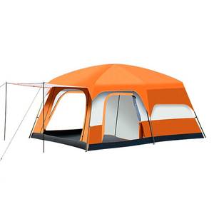 Tente de <span class=keywords><strong>camping</strong></span> familiale grande capacité, multifonctionnelle, double couche, <span class=keywords><strong>pour</strong></span> 8 à 12 <span class=keywords><strong>personnes</strong></span>, idéale <span class=keywords><strong>pour</strong></span> les événements en plein air et les fêtes. - Product Image 1