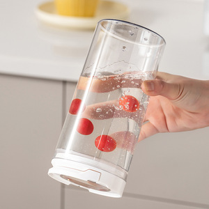 Airtight Kitchen Storage <b>Jars</b> Food Grade Cylinder With Plastic Lid 500ml 1000ml 1500ml For Dry Goods Grain Storage - Product Image 4