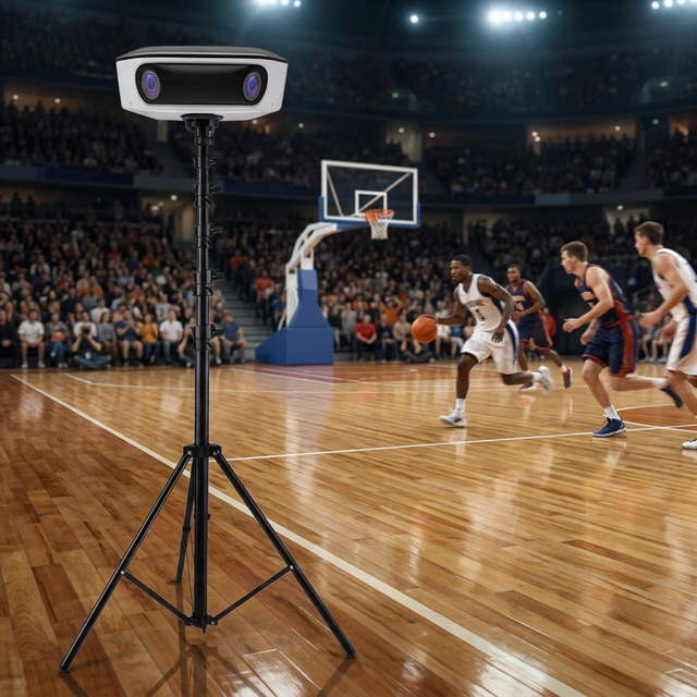 AI Sport Tracking Camera 4K Action Camera for Basketball Training Match Recording