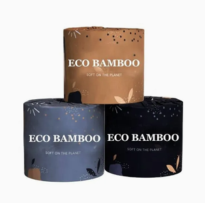 <span class=keywords><strong>Carta</strong></span> Igienica in Bambù Ecologica OEM, Morbida e Resistente |   Fibre di Bambù Sostenibili, Ipoallergeniche, Compatibili con Fosse Settiche, Uso Domestico - Product Image 2