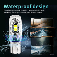 Ampoule LED Canbus W5W 2835 194 168 pour voiture, lampe de lecture intérieure, feu de position clignotant T10, éclairage de plaque d'immatriculation et de dôme