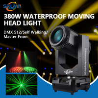 Sailwin CE 380W Lyre Sharpy impermeable escenario cabeza móvil luz al aire libre IP65 cabeza móvil cielo haz reflector para eventos teatro
