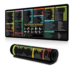 Le plus récent <span class=keywords><strong>Python</strong></span> <span class=keywords><strong>Excel</strong></span> tapis de bureau clavier CAO raccourci tapis de souris en caoutchouc étendu antidérapant en caoutchouc personnalisé tapis de souris de jeu de bureau - Product Image 3
