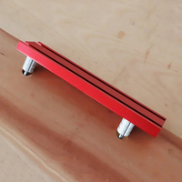 Plaque de déflecteur pour trous de fixation (Dog Hole) 16/18/20mm pour le travail du bois, plaque de butée pour rabotage, support auxiliaire en alliage d'aluminium pour rail en T, outils de table de scie