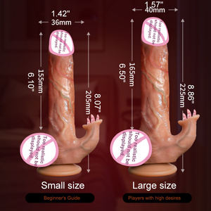 Vibrador Telescópico con Lengua Oscilante y Calentamiento para Mujeres, Juguete Sexual para Adultos, Dildo de Simulación - Product Image 6