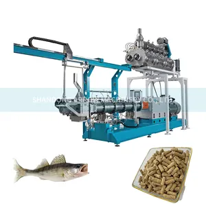 Fischfutter maschine 1000kg/Stunden Extruder und Pellet und Trockner Fischfutter maschinen