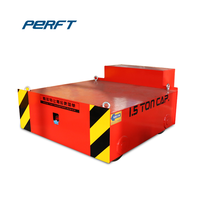 Chariot de transfert électrique à contact coulissant, personnalisé, capacité 1-300T, chariot à plateau robuste sur rail pour la manutention industrielle