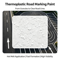 Expédition rapide, couleur personnalisable, peinture en poudre pour marquage routier à chaud, application spéciale pour marquage des voies d'accès incendie