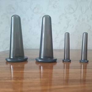 4PCS Silicone Vácuo Cupping Massagem Jars Anti Celulite Massagem Facial Sucção Copas Rosto Pescoço Elevador Pele Raspagem Beleza Ferramenta - Product Image 3