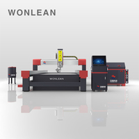 WONLEAN Wasserstrahl schneider Metall automatische Maschine Wasserstrahl schneiden 5 Achsen