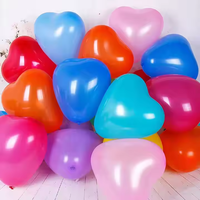Ballon Cœur Mat 10 pouces 2,2g – Décoration de Fête d'Anniversaire, Mariage, Déclaration Romantique