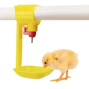 Tasses suspendues de ligne d'abreuvement de mamelon de mangeoires et d'abreuvoirs automatiques de poulet pour le système d'abreuvement de volaille