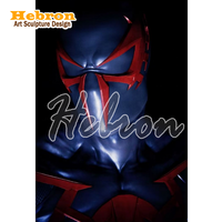 Authentisch Nachgearbeiteter 2099 Spider-Man Anime-Anzug Superhelden-Rollenspiel Halloween-Event Bühnen-Party-Verkleidung für Erwachsene