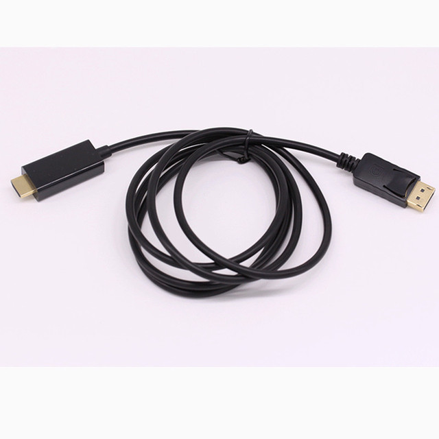 Dp To Hdmi Adapter 1.8m High Definition Cable For Computer Monitor Led Display Connection