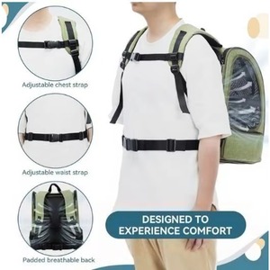 Échantillon Gratuit Sac à Dos de Transport pour Chat et Chien Respirant et Extensible Personnalisé en Gros avec Prix Compétitif - Product Image 6