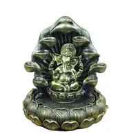 Dekorasi Ganesh Air Mancur Dewa Hindu Polyresin