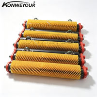 Limpiador de Cintas Transportadoras de Cepillos Rotatorios de Nylon, Resistente al Fuego, Antibacteriano y de Bajo Ruido para Granos