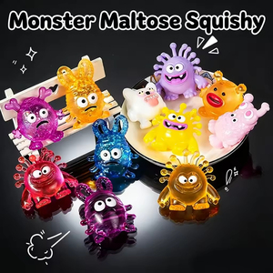 Juguete Blandito Monstruo de Ojos Grandes TPR de Subida Lenta, Sensorial Antiestrés para Niñas, Niños, Adolescentes y Adultos - Product Image 1