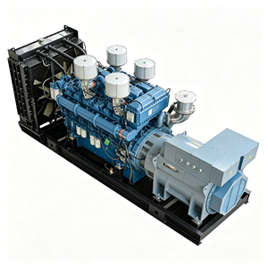 Générateur moteur robuste à cadre ouvert de 1500 kW 1875 kVA triphasé pour chantier et espace de travail, haute capacité, Brésil - Product Image 6