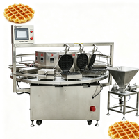 Ligne de production de gaufres intégrée, équipement de production de gaufres entièrement automatique sans intervention humaine