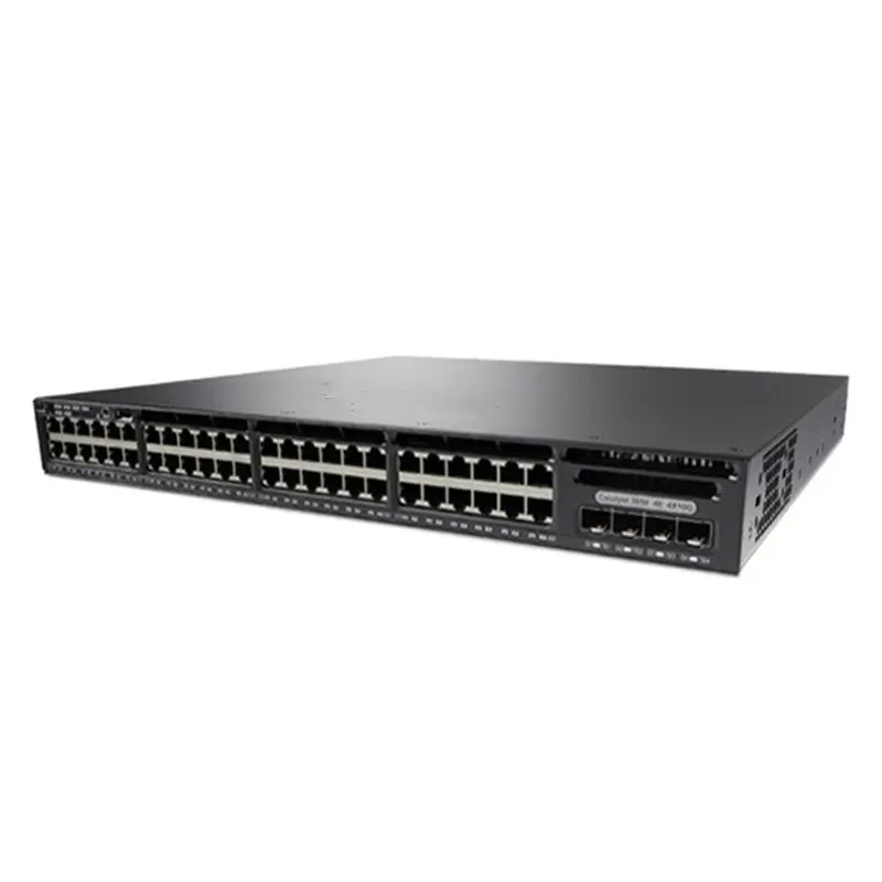 3650 serisi 10/100/1000 katman 2 Gigabit Ethernet 48 POE bağlantı noktaları 4 1G SFP anahtarı WS-C3650-48TS-S