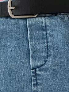 卸売幼児女児服セットノースリーブフリルシャツ+レタープリントデニムジーンズパンツ2点セット服セット - Product Image 4