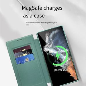 25034 <span class=keywords><strong>Custodia</strong></span> Antiurto Deluxe in <span class=keywords><strong>Pelle</strong></span> PU Magnetica con Stampa, Caricatore Wireless per <span class=keywords><strong>Apple</strong></span> 13 14 15 16PROMAX - Product Image 4