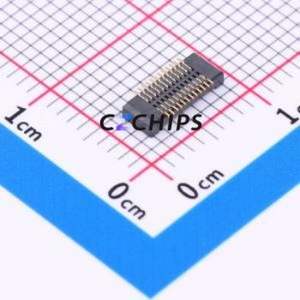 HC-PBB40C-24DS-0.4V-1.5-02 Board-to-Board & Backplane Connector SMD,P=0.4mm Connector 24P 0.4mm Slot Butt Joint Vertical Mount - Product Image 2