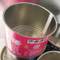 Petites boîtes rondes vides en fer blanc 3 pièces boîtes métalliques boîtes alimentaires emballage pour café sardine poisson