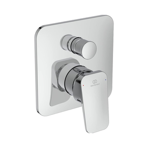 Modern Standard Ceraplan <span class=keywords><strong>Robinet</strong></span> mitigeur de bain-douche encastré au mur <span class=keywords><strong>avant</strong></span> Assemblage du corps Cartouche de disque Poignée chromée intégrée - Product Image 1