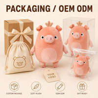 Boneka Babi Kentang Manis Lucu, Mainan Plush, Desain Boneka Babi Kecil Kustom, Dekorasi, MOQ Rendah, Layanan OEM ODM, Sampel, Sumber Langsung