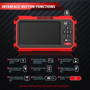 HABOTEST HT669A Pro Endoscope Industriel HD 5.0 Pouces 1080P Étanche pour la Réparation de Conduites et Automobile - Product Image 5