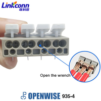 Borniers électriques 4 broches CUL PCB Push-in Wire Connector 935-4P Connector Easy Installation Power Connect