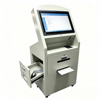 Boîtier de kiosque en libre-service OEM et ODM, armoire de kiosque en tôle pour terminal d'impression et de consultation de documents, sans écran d'affichage