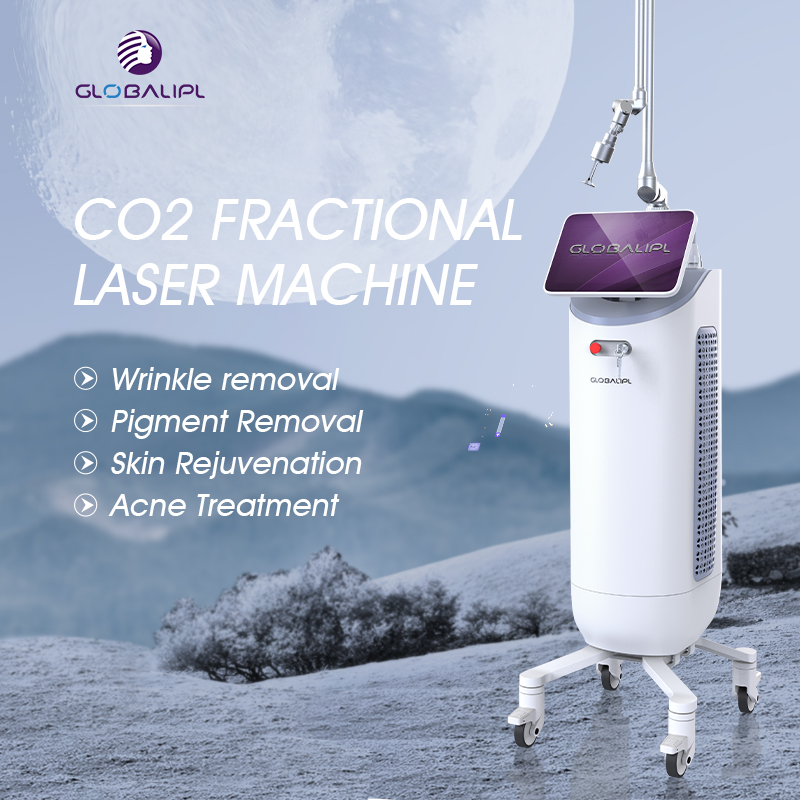 Vertikale fraktionierte CO2-Laser-Hauterneuerung Narben entfernungs maschine Usa Rf Tube Co2 Medizinisches ästhetisches Lasers ystem Fractional Rf