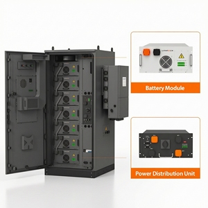 LITHTECH 30KW 100KW 50KWH 50kWh High Voltage LiFePO4 Commercial Solar <b>Energy</b> <b>Storage</b> <b>System</b> ESS 204.8V 280AH Lithium - Product Image 4
